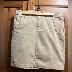 Ralph Lauren “Lauren” Khaki Mini Skirt Size 12
